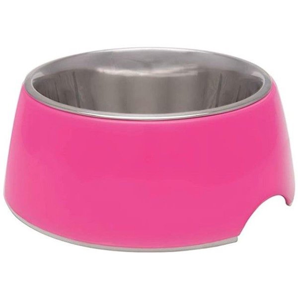 Loving Pets Hot Pink Retro Bowl - Extra Small PC07130
